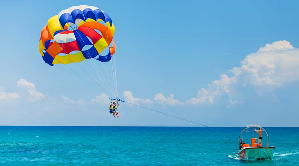 Parasailing Adventure + West Bay Beach